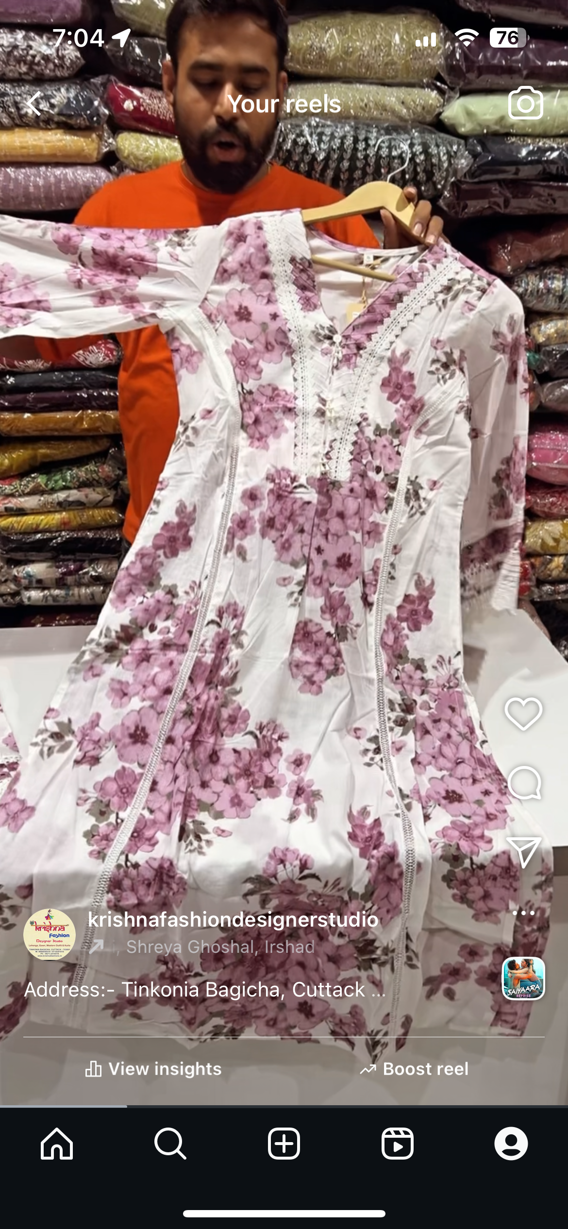 Mul Cotton Floral Suit