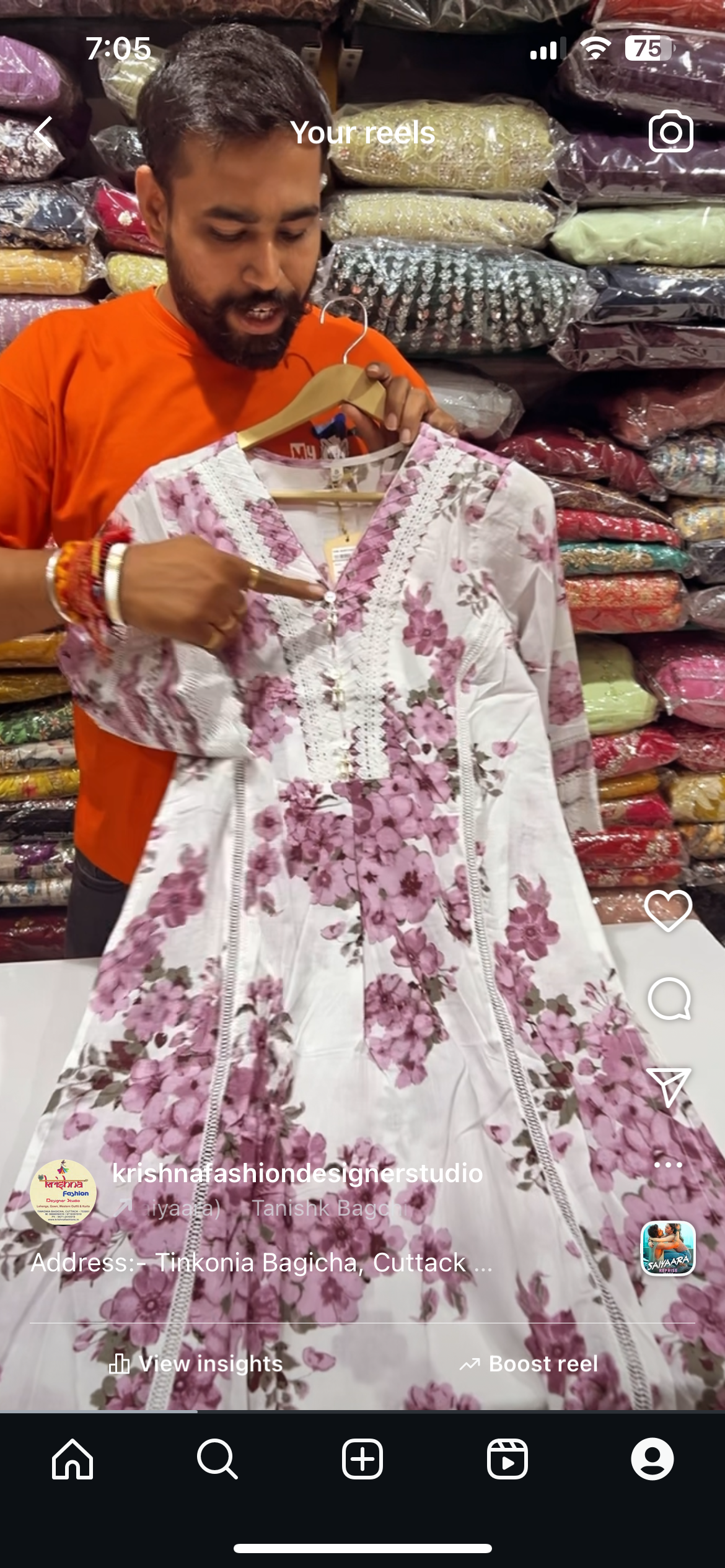 Mul Cotton Floral Suit