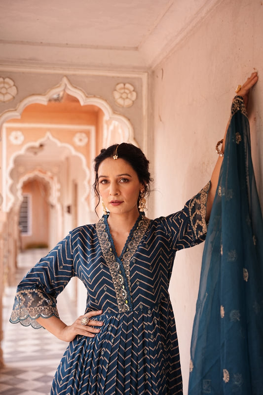 Teal Blue Nyra Suit