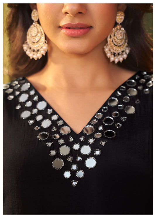 Black Crape Suit